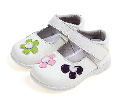 Korean Princess Shoes Leather Cowhide Children’s Baby Shoes