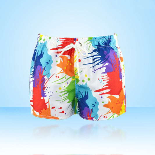 Beach Family Matching Outfits – Cotton T-Shirt & Quick Dry Shorts Set