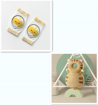 Cartoon Baby Knee & Elbow Pads Crawling Learning Protector