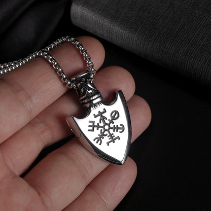Buy Retro Shield Stainless Steel Pendant for Men Online Today