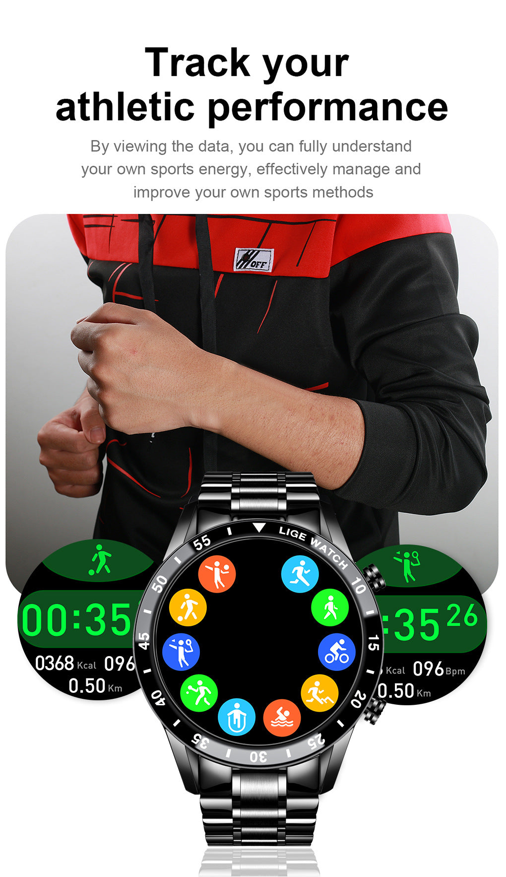 Lige New Smart Watch Upgrade Your Smart Wearable Experience