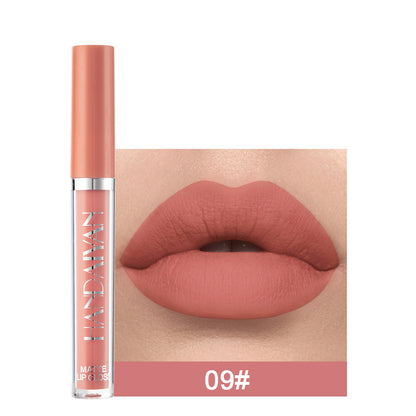 Non-Fading Matte Liquid Lipstick, Non-Stick Cup Lip Gloss