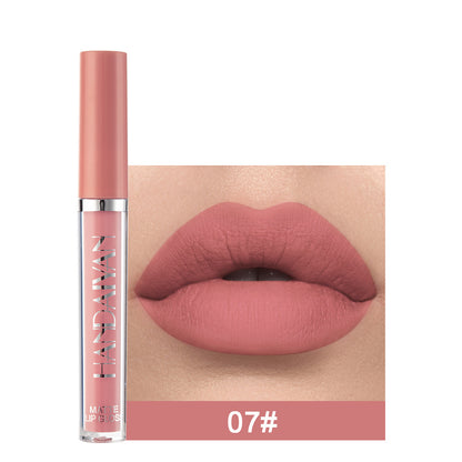 Non-Fading Matte Liquid Lipstick, Non-Stick Cup Lip Gloss