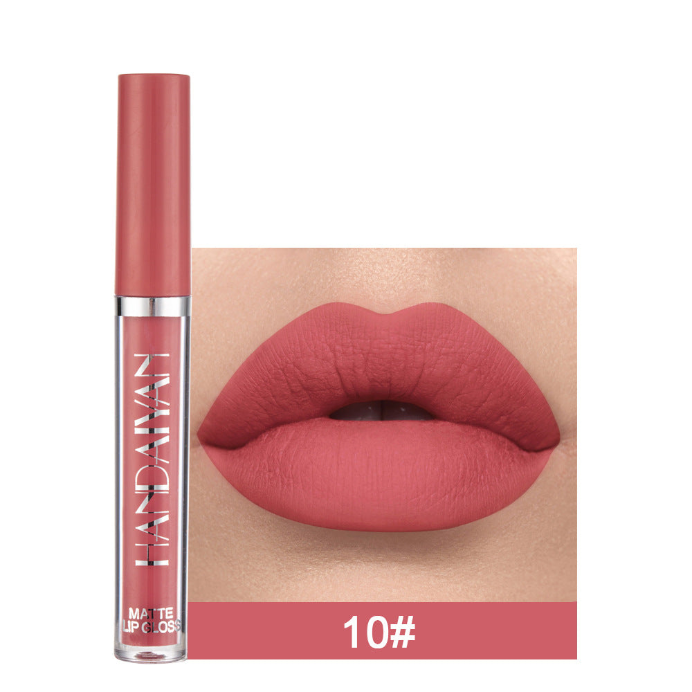 Non-Fading Matte Liquid Lipstick, Non-Stick Cup Lip Gloss