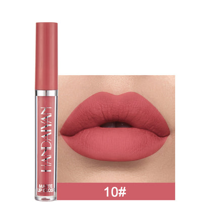 Non-Fading Matte Liquid Lipstick, Non-Stick Cup Lip Gloss