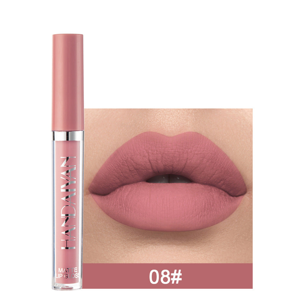 Non-Fading Matte Liquid Lipstick, Non-Stick Cup Lip Gloss