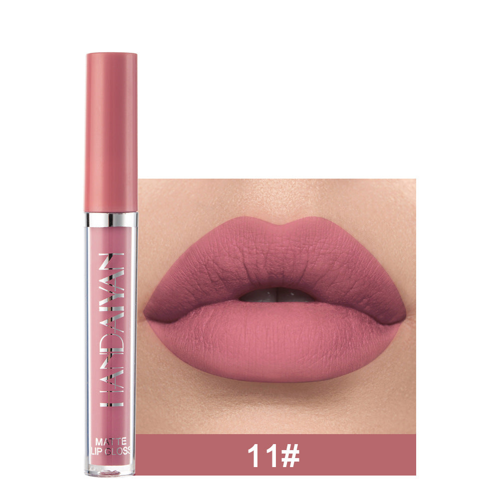 Non-Fading Matte Liquid Lipstick, Non-Stick Cup Lip Gloss