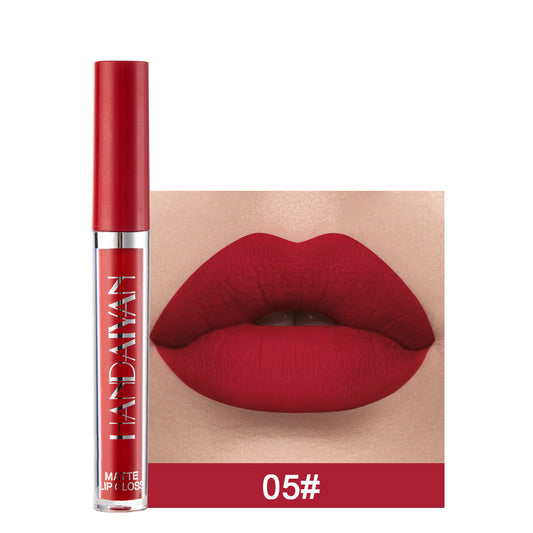 Non-Fading Matte Liquid Lipstick, Non-Stick Cup Lip Gloss