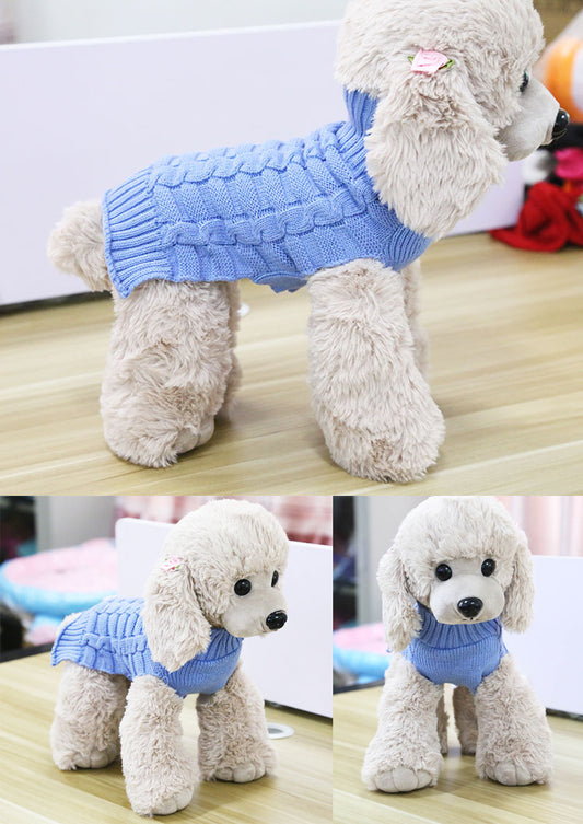 Buy Cashmere Pet Sweater – Twisted Rope Dog Winter Clothes
