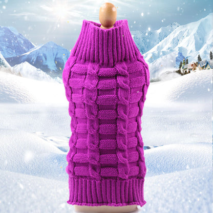 Buy Cashmere Pet Sweater – Twisted Rope Dog Winter Clothes