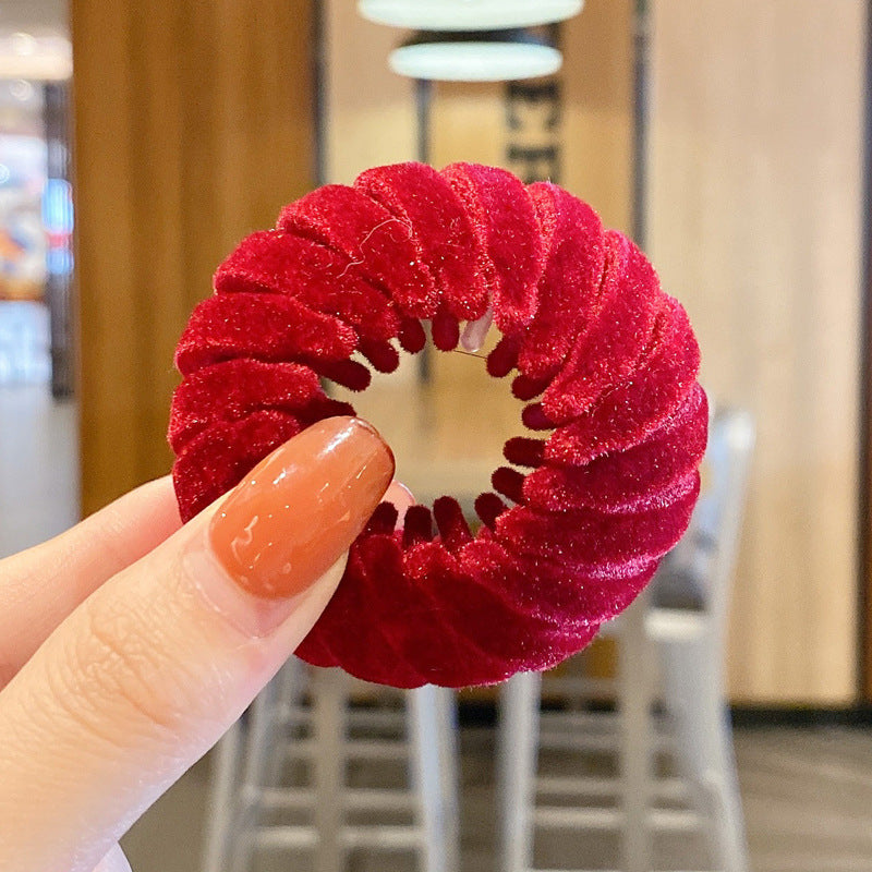 Women Hollow Hair Circle Hairpin – Secure and Stylish Ponytail