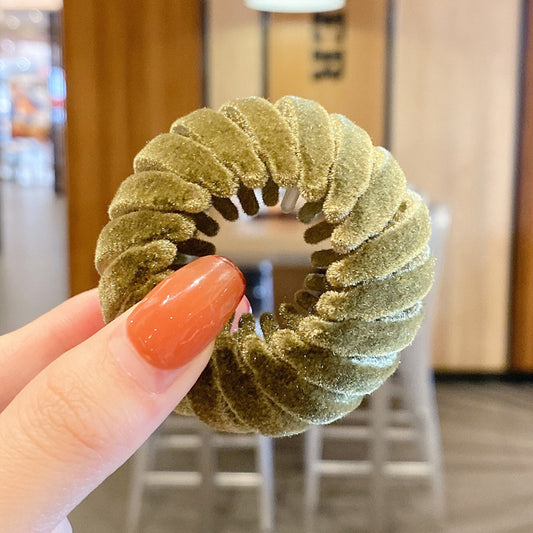 Women Hollow Hair Circle Hairpin – Secure and Stylish Ponytail