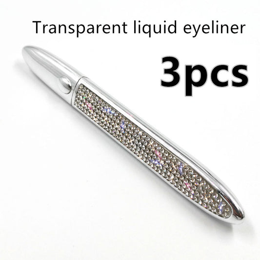 False Eyelashes with Self-Adhesive Eyeliner Multicolor Set