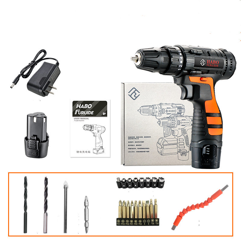 12V Electric Drill Rechargeable Multifunctional Screwdriver