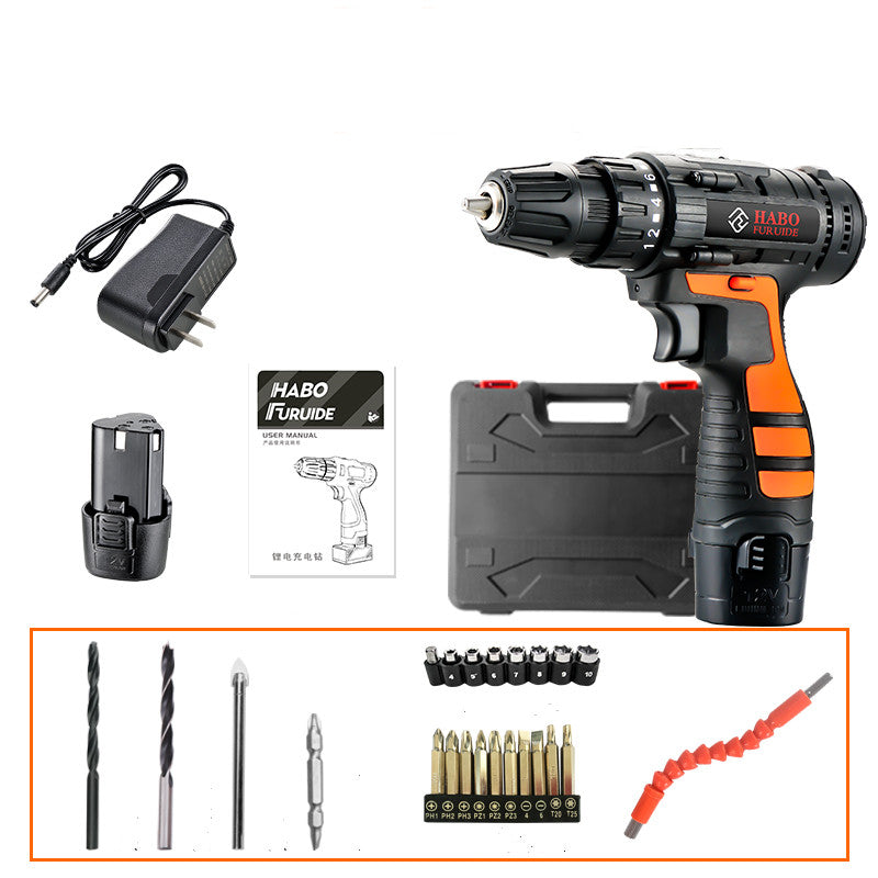 12V Electric Drill Rechargeable Multifunctional Screwdriver