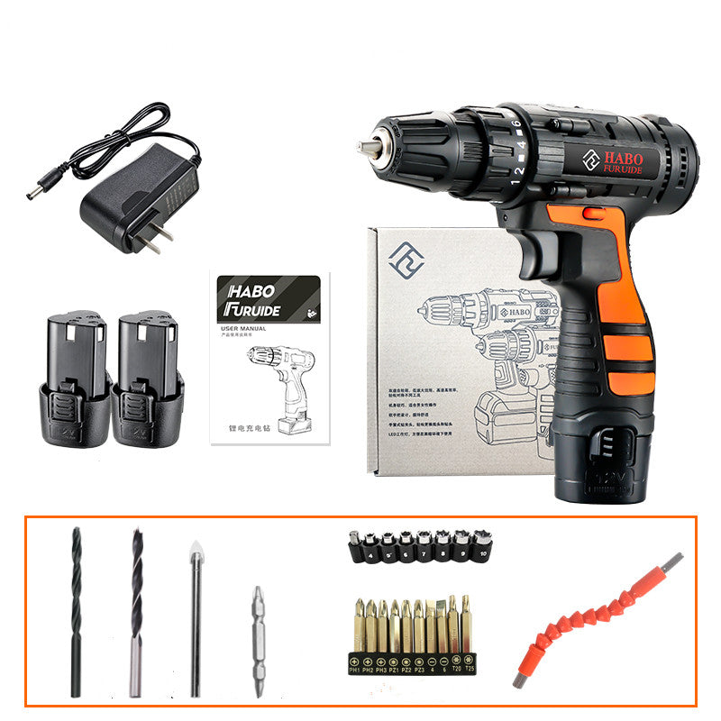 12V Electric Drill Rechargeable Multifunctional Screwdriver