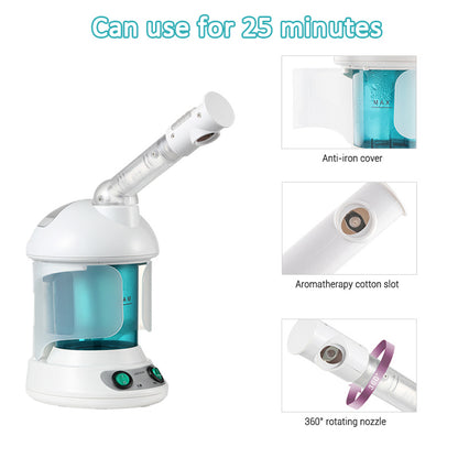 Portable Ozone Facial Steamer - Skin Care & Relaxation Device