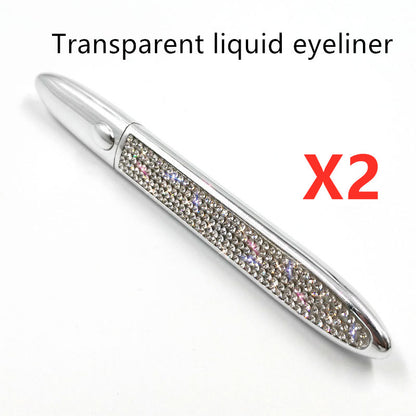 False Eyelashes with Self-Adhesive Eyeliner Multicolor Set