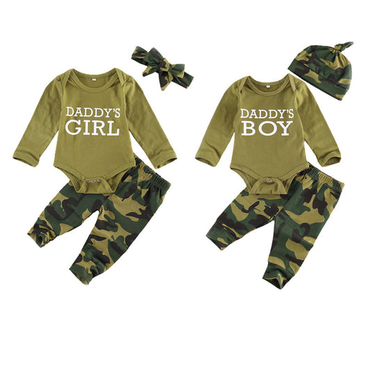 New Products Set – Letter Camouflage Printed Children’s Set
