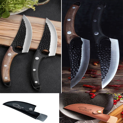 Boning Butcher Knife for Slaughter Meat Cutting Skinning Tool