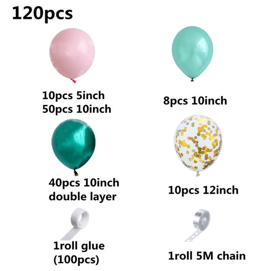 Deep Forest Party Balloon Arch Decoration Round Balloon Set