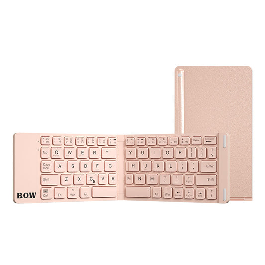 New Style Folding Bluetooth Keyboard Mouse Set for Business
