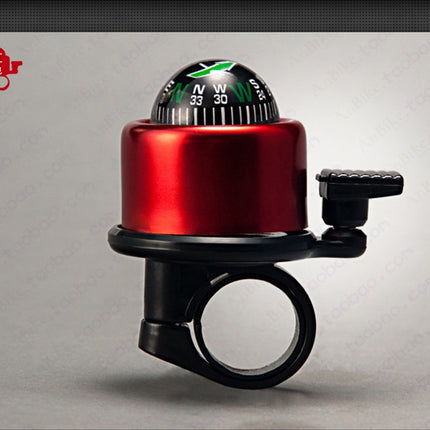 Bicycle Handlebar Ring with Compass & Horn Bell Ride in Style