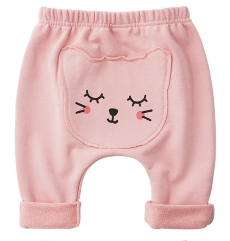 Cartoon Patch Baby Pants Soft, Comfortable & Cute Design