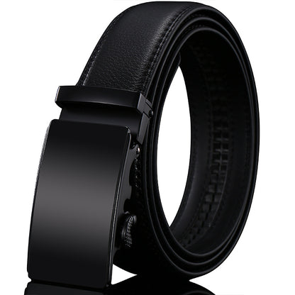 Men’s Genuine Leather Belt Automatic Buckle Stylish & Durable
