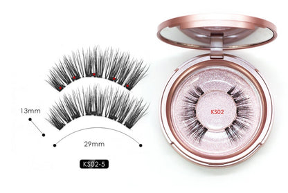 Magnetic Liquid Eyeliner with False Eyelashes and Tweezer