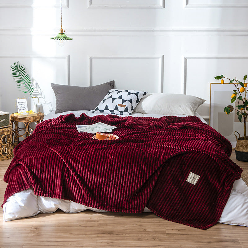 Buy First Flannel Sheets Solid Blanket Soft Warm Bedding
