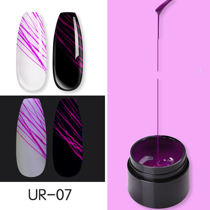 Luminous Spider Nail Gel UV Polish for Stunning Manicure