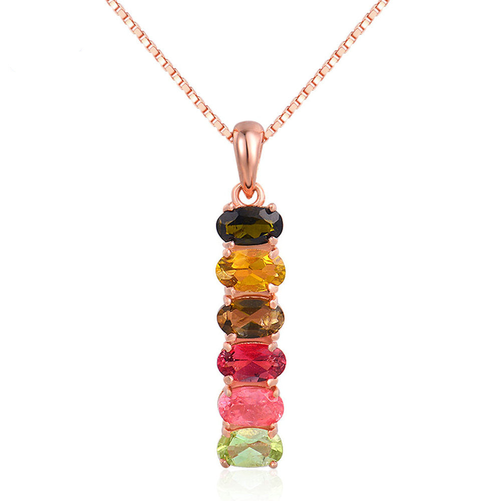 Tourmaline Jewelry Natural Gemstone Accessories Style Luxury