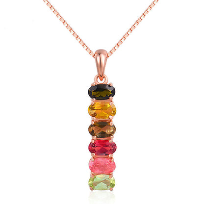Tourmaline Jewelry Natural Gemstone Accessories Style Luxury