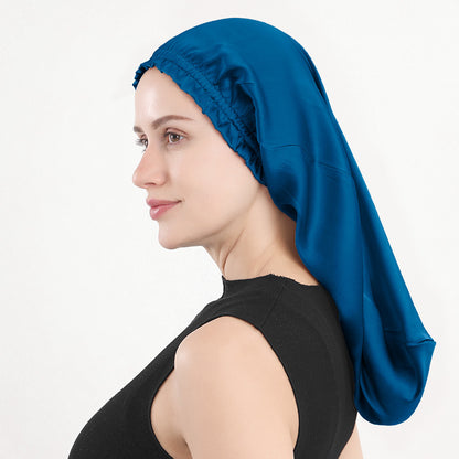 16-inch Mimsan silk long hair cap