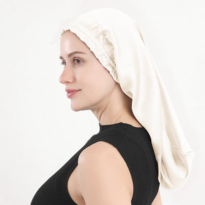 16-inch Mimsan silk long hair cap