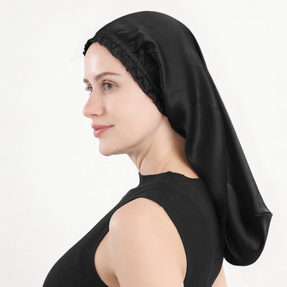 16-inch Mimsan silk long hair cap