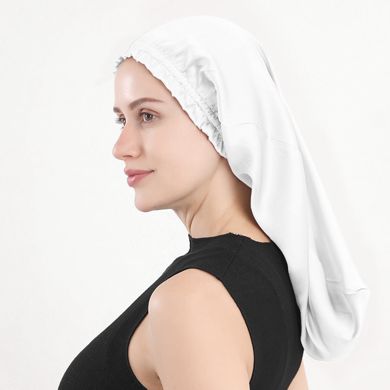 16-inch Mimsan silk long hair cap
