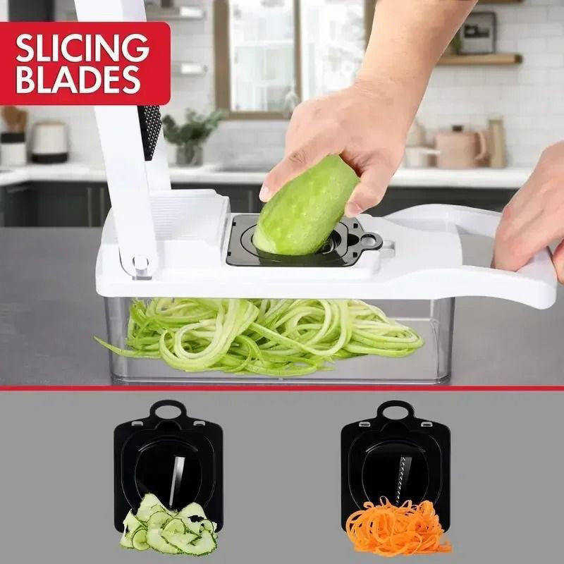 16-Piece Multifunctional Vegetable Chopper Dicer Grater Set