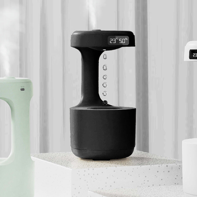Anti Gravity Water Drop Humidifier with LED Mist Effect