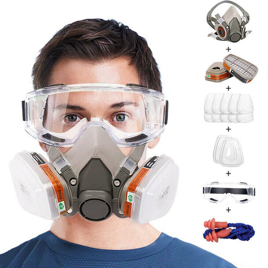 17-in-1 Full Face Respirator Mask with Filters for Spray Work Global swanky 1 
