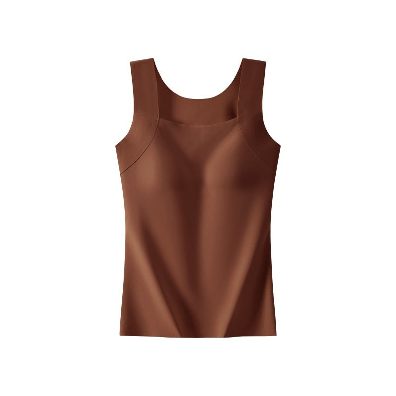 Comfortable Seamless Thermal Vest for Women One-Piece Design