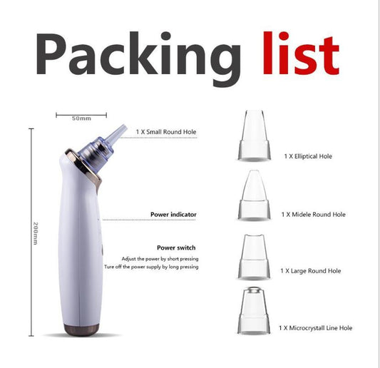 Buy Blackhead Pore Vacuum Cleaner – Suction Face Tool for Clear Skin