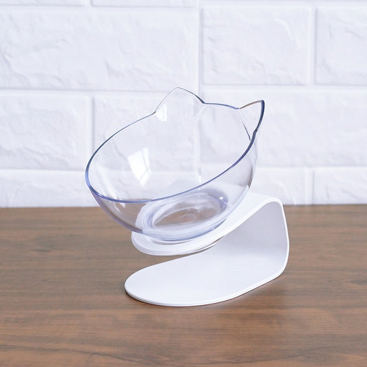 Cat Double Bowl – Ergonomic Food Bowl for Neck Protection