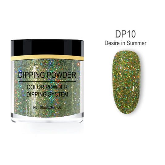 Sparkling Laser Glitter Nail Powder for Professional Nails