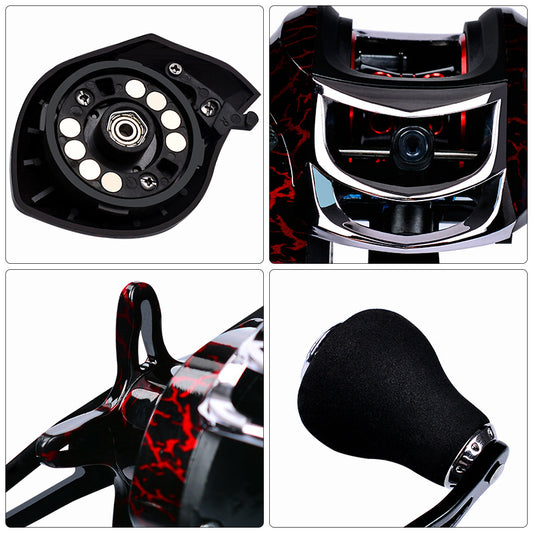 Fishing Reel with Metal Wire Cup – Smooth and Reliable Casts