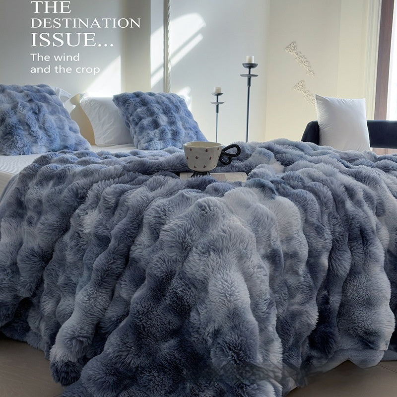 Buy First Polyester Rabbit Bubble Velvet Nap Blanket Quilt