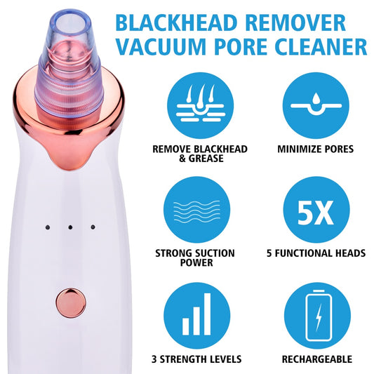 Buy Blackhead Pore Vacuum Cleaner – Suction Face Tool for Clear Skin