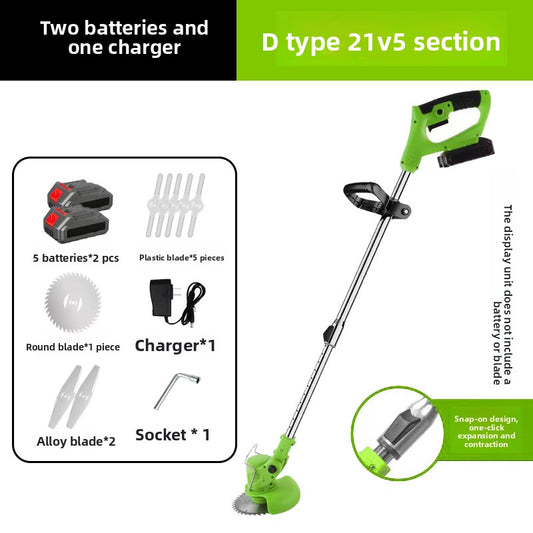 Rechargeable Lawn Mower for Home Gardening and Yard Care