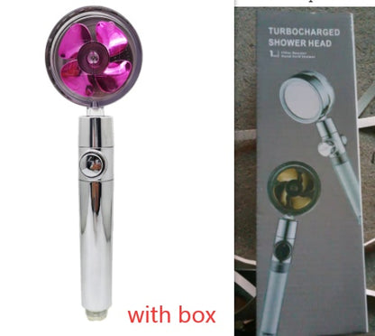 Buy Shower Head Water Saving – 360° Rotating ABS Rain Nozzle